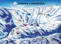 Ski areál Aldrov - Vítkovice v Krkonoších  - mapa areálu