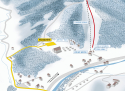 Ski areál Armáda  - mapa areálu