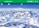 Mapa Bedřichov - zvětšit mapu Ski areál Bedřichov - mapa areálu