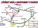 Ski areál Bedřichov - U Vodárny  - mapa areálu