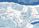 Ski areál Český Jiřetín  - mapa areálu