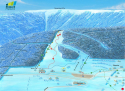 Ski areál Filipovice  - mapa areálu