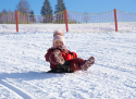 bobovací kopec - zvětšit Ski areál Frymburk