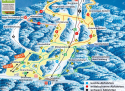 Ski areál Hohenbogen  - mapa areálu