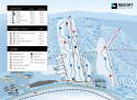 Ski areál Hrubá Voda  - mapa areálu