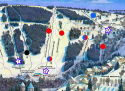 Ski areál Jáchymov Novako  - mapa areálu