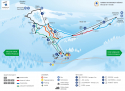 Ski areál Karpacz - Kopa  - mapa areálu