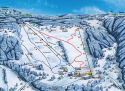 Ski areál Kořenov - Rejdice  - mapa areálu