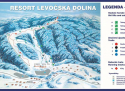 Ski areál Levočská Dolina  - mapa areálu