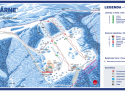 Ski areál LS zona Makov - Kasárne  - mapa areálu