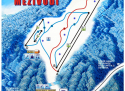 Ski areál Mezivodí  - mapa areálu