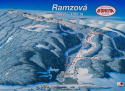 Ski areál Ramzová - Bonera  - mapa areálu