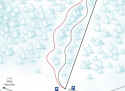 Ski areál Ski Areál Klobouk  - mapa areálu