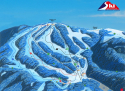 Ski areál Ski centrum Říčky  - mapa areálu