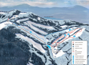 Ski areál SKI Park Gruň  - mapa areálu