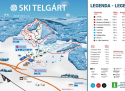 Ski areál Ski Telgárt  - mapa areálu