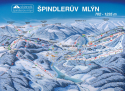Ski areál Svatý Petr Špindlerův Mlýn  - mapa areálu