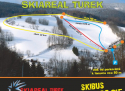 Ski areál Turek  - mapa areálu