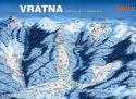 Ski areál Vrátna dolina  - mapa areálu