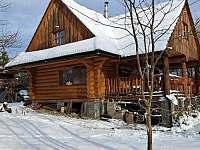 Drevenica pod vŕbami s farmou a zvieratami